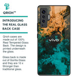 Watercolor Wave Glass Case for Vivo X50