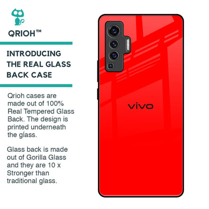 Blood Red Glass Case for Vivo X50