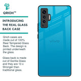 Blue Aqua Glass Case for Vivo X50