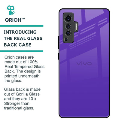 Amethyst Purple Glass Case for Vivo X50