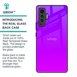 Purple Pink Glass Case for Vivo X50