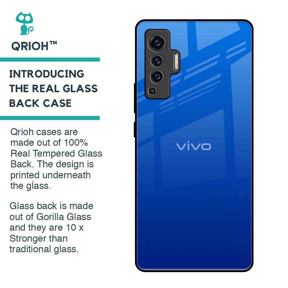 Egyptian Blue Glass Case for Vivo X50