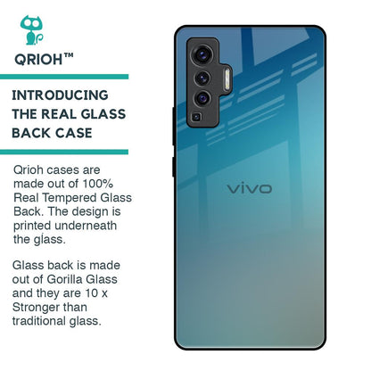 Sea Theme Gradient Glass Case for Vivo X50