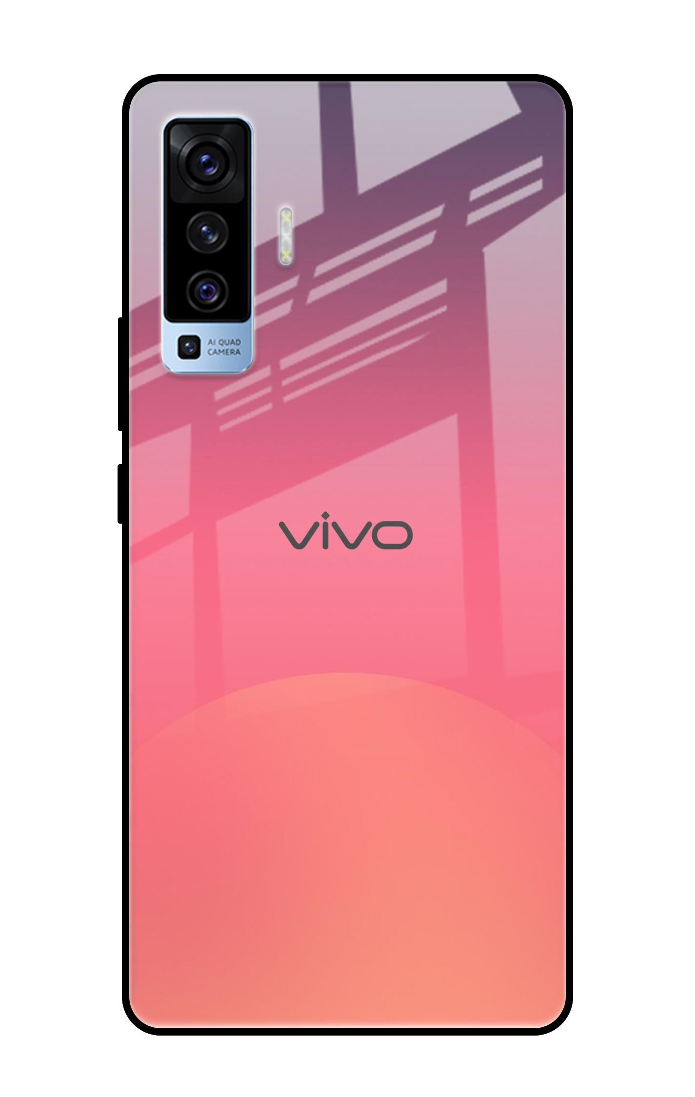 Sunset Orange Vivo X50 Glass Cases & Covers Online