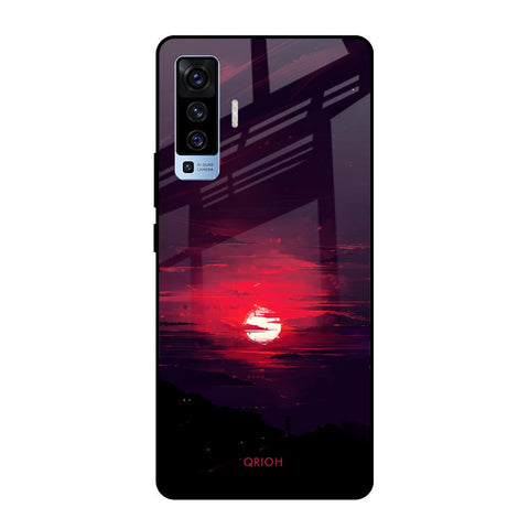 Morning Red Sky Vivo X50 Glass Cases & Covers Online