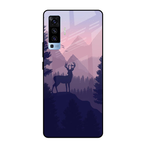 Deer In Night Vivo X50 Glass Cases & Covers Online