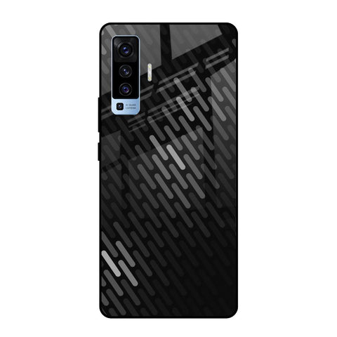 Dark Abstract Pattern Vivo X50 Glass Cases & Covers Online