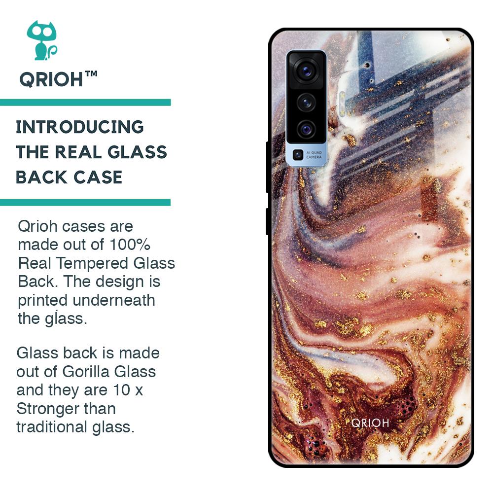 Exceptional Texture Glass Case for Vivo X50
