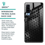 Dark Abstract Pattern Glass Case For Vivo X50