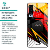 Race Jersey Pattern Glass Case For Vivo X50