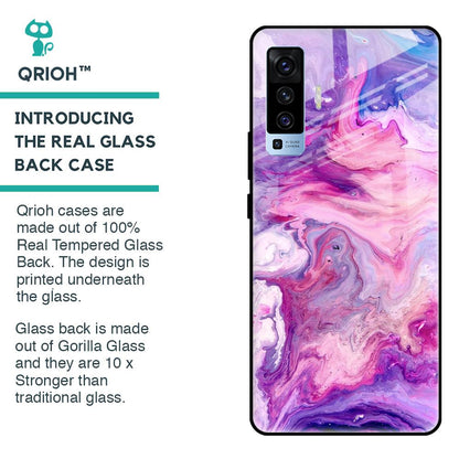 Cosmic Galaxy Glass Case for Vivo X50