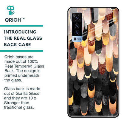 Bronze Abstract Glass Case for Vivo X50