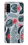 Retro Floral Leaf Vivo X50 Back Cover