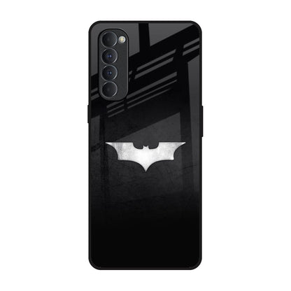 Super Hero Logo Oppo Reno4 Pro Glass Back Cover Online