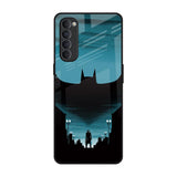 Cyan Bat Oppo Reno4 Pro Glass Back Cover Online