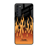 Fire Flame Oppo Reno4 Pro Glass Back Cover Online