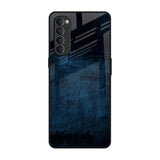 Dark Blue Grunge Oppo Reno4 Pro Glass Back Cover Online