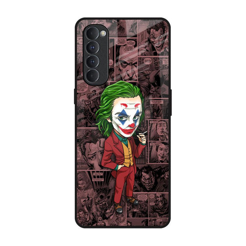 Joker Cartoon Oppo Reno4 Pro Glass Back Cover Online
