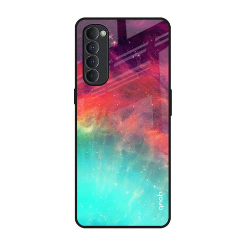 Colorful Aura Oppo Reno4 Pro Glass Back Cover Online