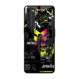 Astro Glitch Oppo Reno4 Pro Glass Back Cover Online