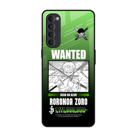 Zoro Wanted Oppo Reno4 Pro Glass Back Cover Online