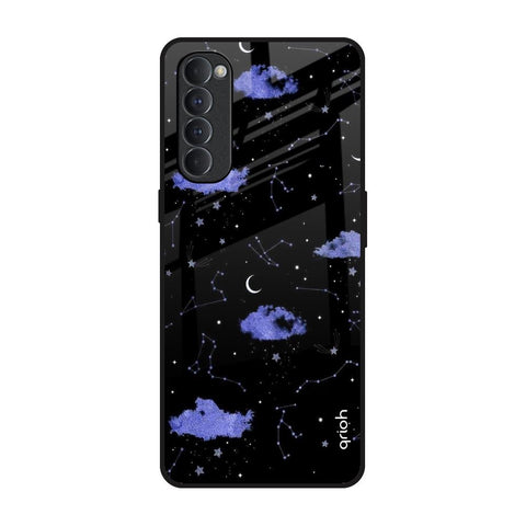 Constellations Oppo Reno4 Pro Glass Back Cover Online