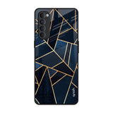 Abstract Tiles Oppo Reno4 Pro Glass Back Cover Online