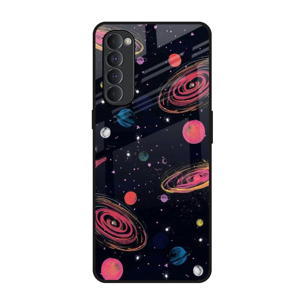 Galaxy In Dream Oppo Reno4 Pro Glass Back Cover Online