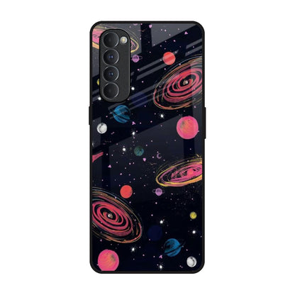 Galaxy In Dream Oppo Reno4 Pro Glass Back Cover Online