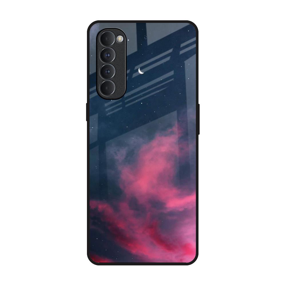 Moon Night Oppo Reno4 Pro Glass Back Cover Online