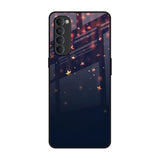 Falling Stars Oppo Reno4 Pro Glass Back Cover Online