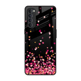 Heart Rain Fall Oppo Reno4 Pro Glass Back Cover Online