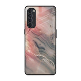 Pink And Grey Marble Oppo Reno4 Pro Glass Back Cover Online