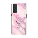Diamond Pink Gradient Oppo Reno4 Pro Glass Back Cover Online
