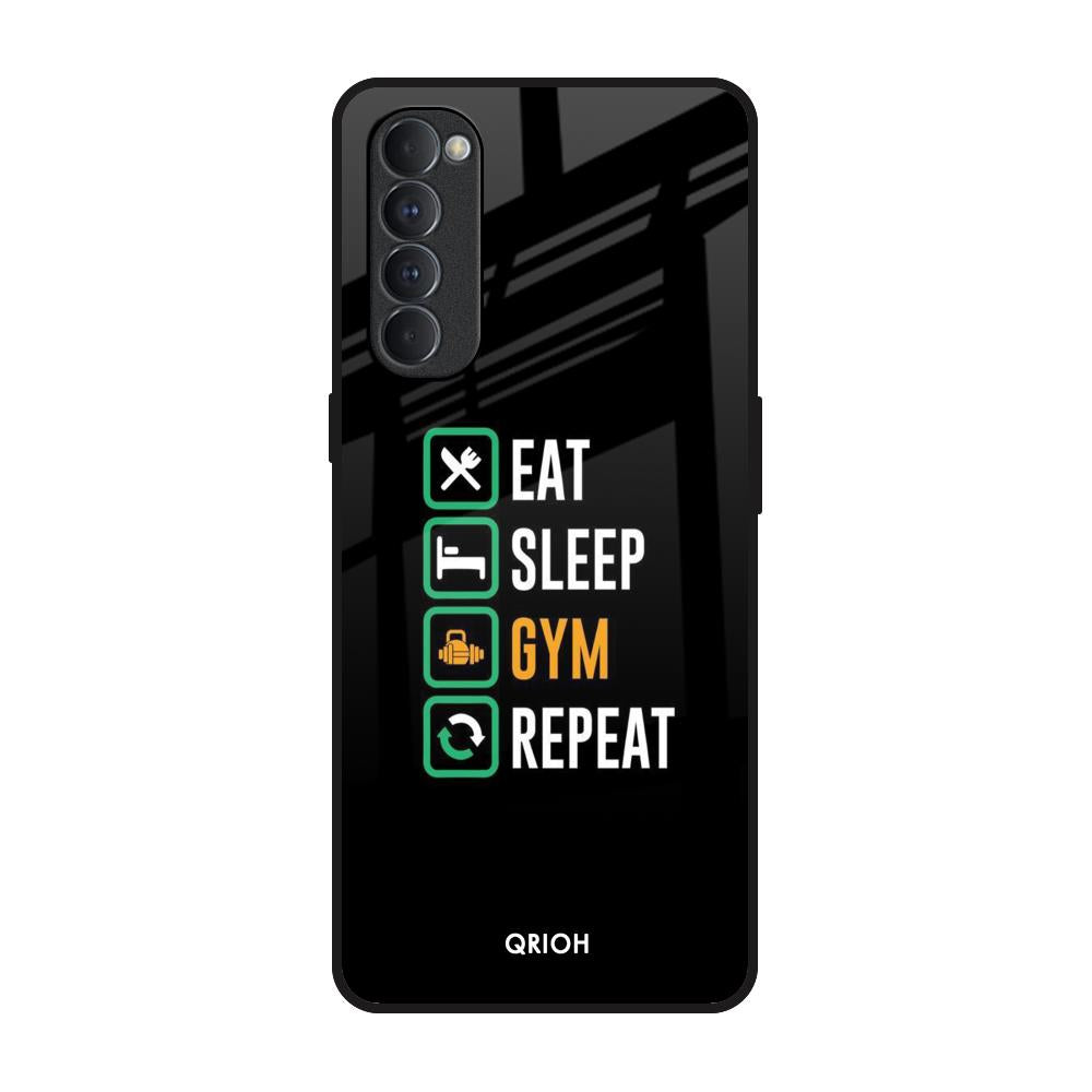 Daily Routine Oppo Reno4 Pro Glass Back Cover Online