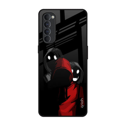 Shadow Character Oppo Reno4 Pro Glass Back Cover Online