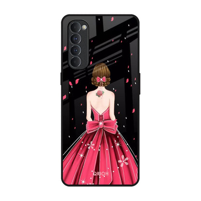 Fashion Princess Oppo Reno4 Pro Glass Back Cover Online