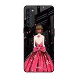 Fashion Princess Oppo Reno4 Pro Glass Back Cover Online