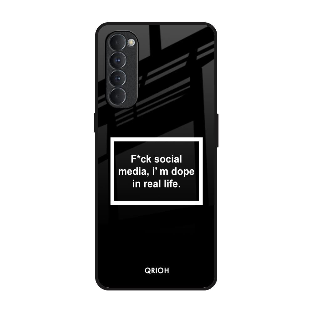 Dope In Life Oppo Reno4 Pro Glass Back Cover Online