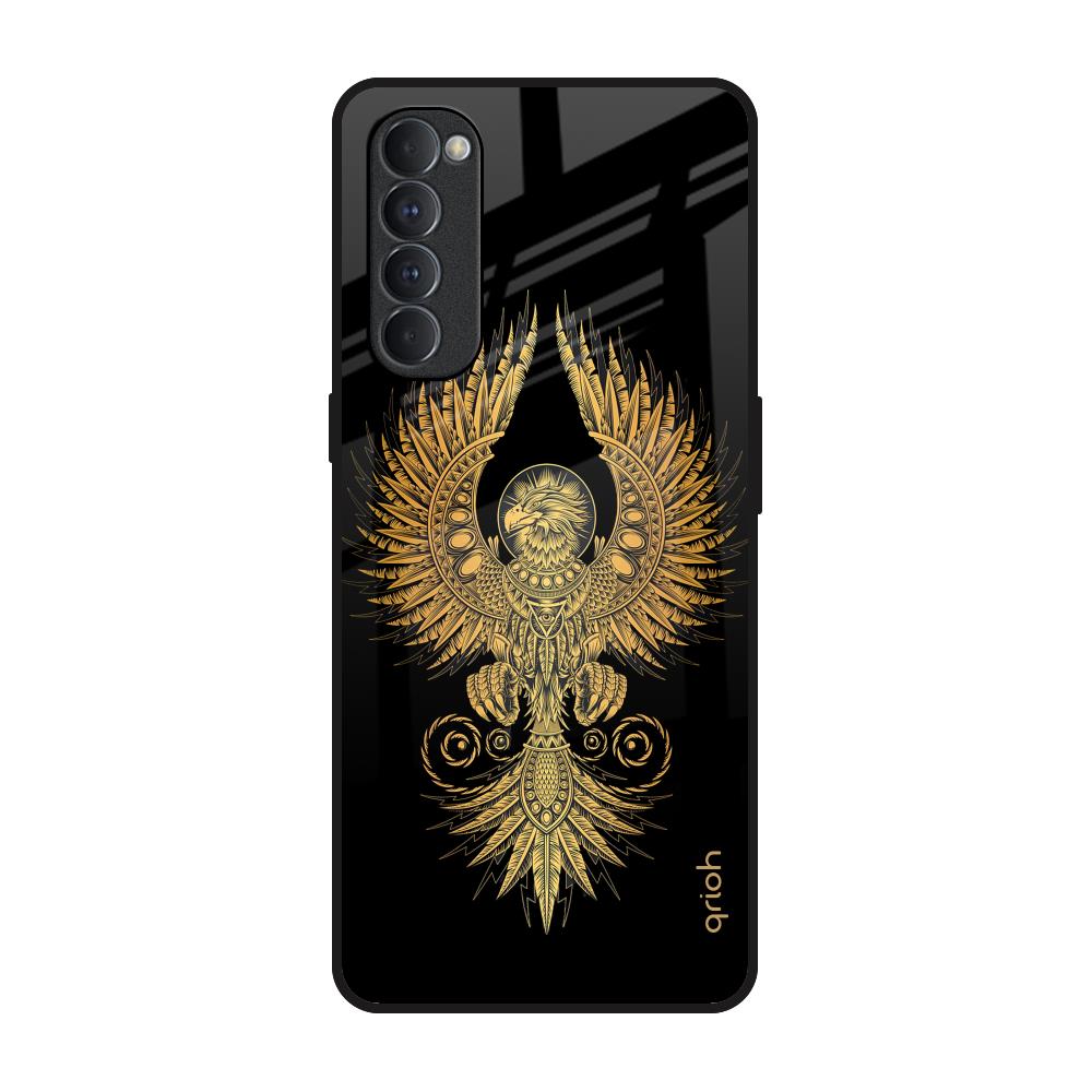 Mythical Phoenix Art Oppo Reno4 Pro Glass Back Cover Online