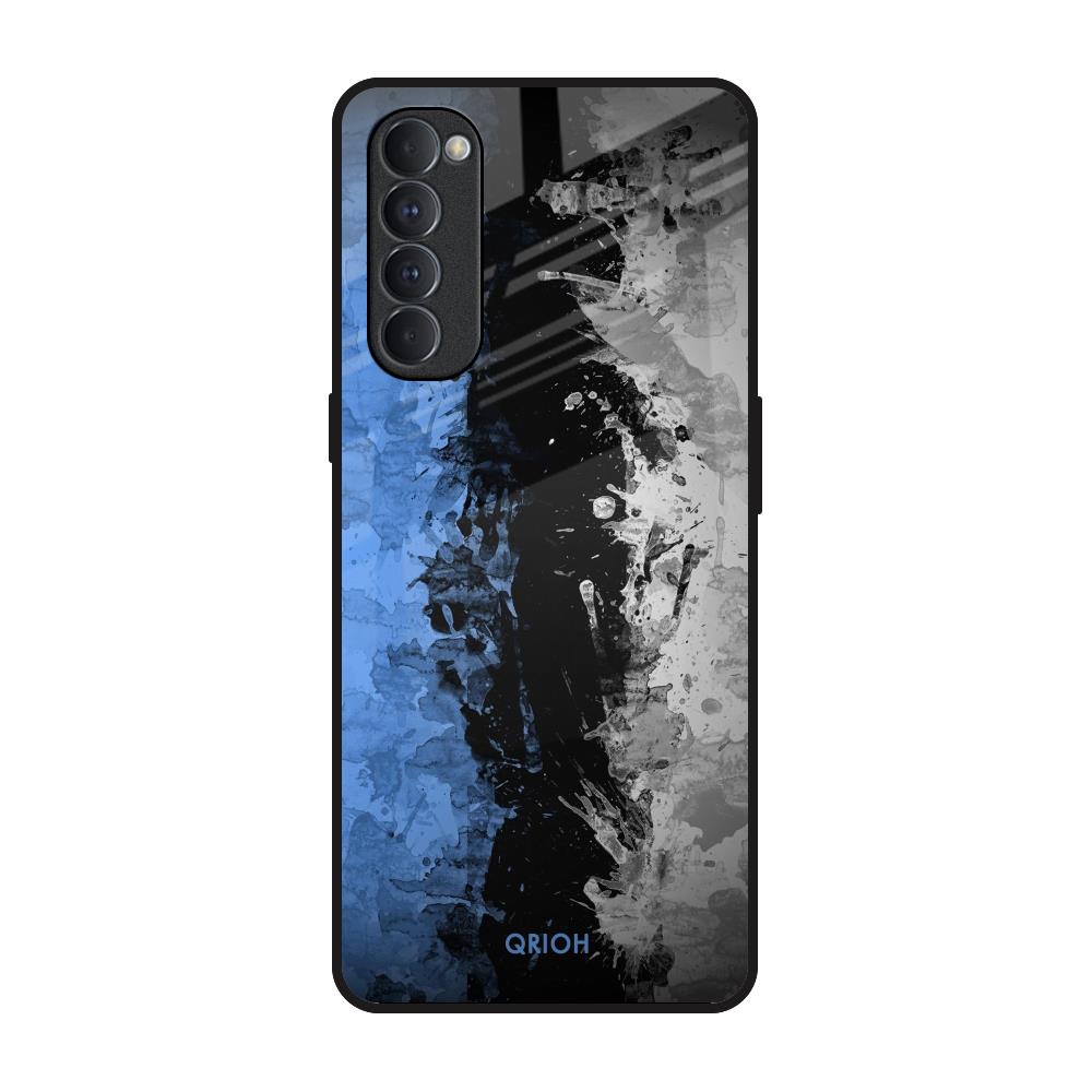 Dark Grunge Oppo Reno4 Pro Glass Back Cover Online