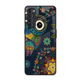 Owl Art Oppo Reno4 Pro Glass Back Cover Online