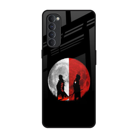 Anime Red Moon Oppo Reno4 Pro Glass Back Cover Online