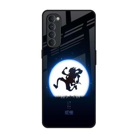 Luffy Nika Oppo Reno4 Pro Glass Back Cover Online