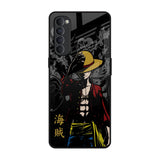 Dark Luffy Oppo Reno4 Pro Glass Back Cover Online