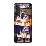Anime Eyes Oppo Reno4 Pro Glass Back Cover Online