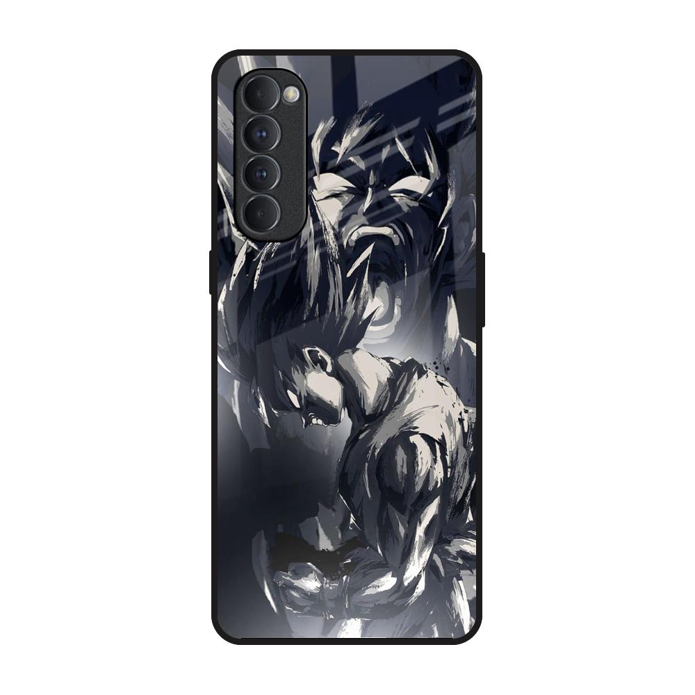 Sketch Art DB Oppo Reno4 Pro Glass Back Cover Online