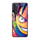 Monkey Wpap Pop Art Oppo Reno4 Pro Glass Back Cover Online