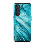 Ocean Marble Oppo Reno4 Pro Glass Back Cover Online