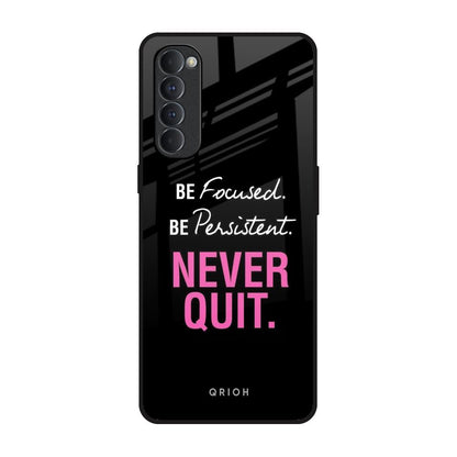 Be Focused Oppo Reno4 Pro Glass Back Cover Online